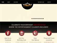 Tablet Screenshot of darumarestaurant.com